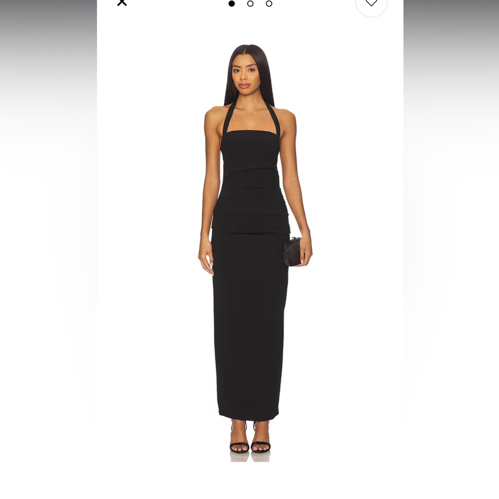 Lioness x Revolve 1999 Black Maxi Dress- NEW